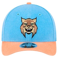 Casquette ajustable New Era bleue Edmonton Oilers Jr. Mascotte 9FORTY M-Crown pour homme