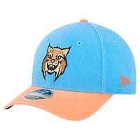 Casquette ajustable New Era bleue Edmonton Oilers Jr. Mascotte 9FORTY M-Crown pour homme