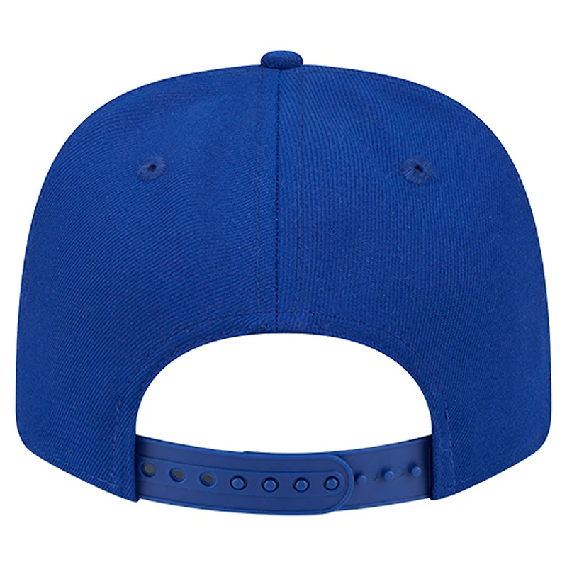 Casquette ajustable multi-cordes 9SEVENTY bleue des Oilers d'Edmonton de New Era pour homme