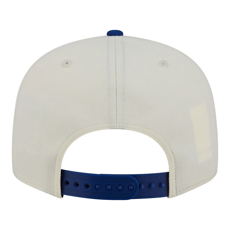Men's New Era Cream Edmonton Oilers Localized 9FIFTY Snapback Hat