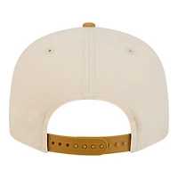 Men's New Era Light Beige/Gold Edmonton Oilers Color Pack Two-Tone 9FIFTY Snapback Hat