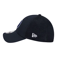 Casquette New Era Flex 39THIRTY bleu marine avec logo des Oilers d'Edmonton pour homme