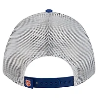 Men's New Era  Orange/Royal Edmonton Oilers Sock 9FORTY M-Crown A-Frame Adjustable Hat