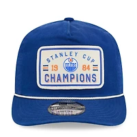 Men's New Era  Royal Edmonton Oilers 1984 Stanley Cup Champions 19TWENTY Adjustable Hat