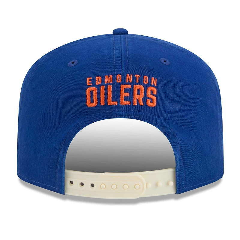 Men's New Era Royal Edmonton Oilers 1984 Stanley Cup Champions 19TWENTY Adjustable Hat