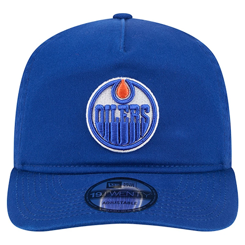 Men's New Era Royal Edmonton Oilers 19TWENTY Adjustable Hat