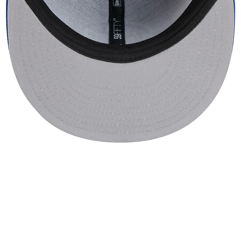 Men's New Era Royal Edmonton Oilers Core 59FIFTY Fitted Hat