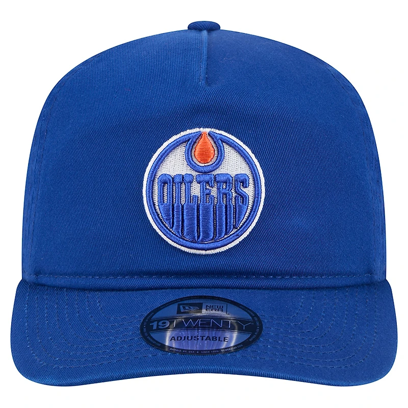 Men's New Era Royal Edmonton Oilers Quickstrike 19TWENTY Adjustable Hat