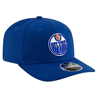 Casquette ajustable New Era Royal Edmonton Oilers Team Collection Basic 9SEVENTY pour homme