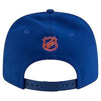 Casquette ajustable New Era Royal Edmonton Oilers Team Collection Basic 9SEVENTY pour homme