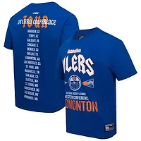 Men's Pro Standard Royal Edmonton Oilers Oversized City Tour T-Shirt