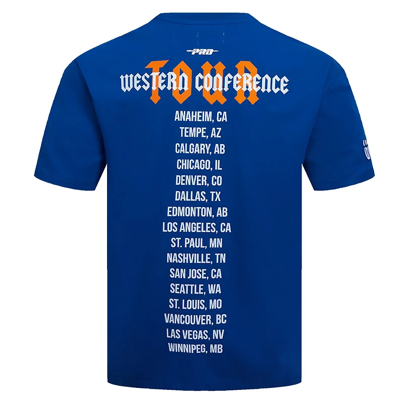 T-shirt surdimensionné City Tour des Royal Edmonton Oilers Pro Standard pour hommes