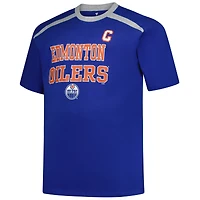 Men's Profile Connor McDavid Royal Edmonton Oilers Big & Tall Name Number T-Shirt