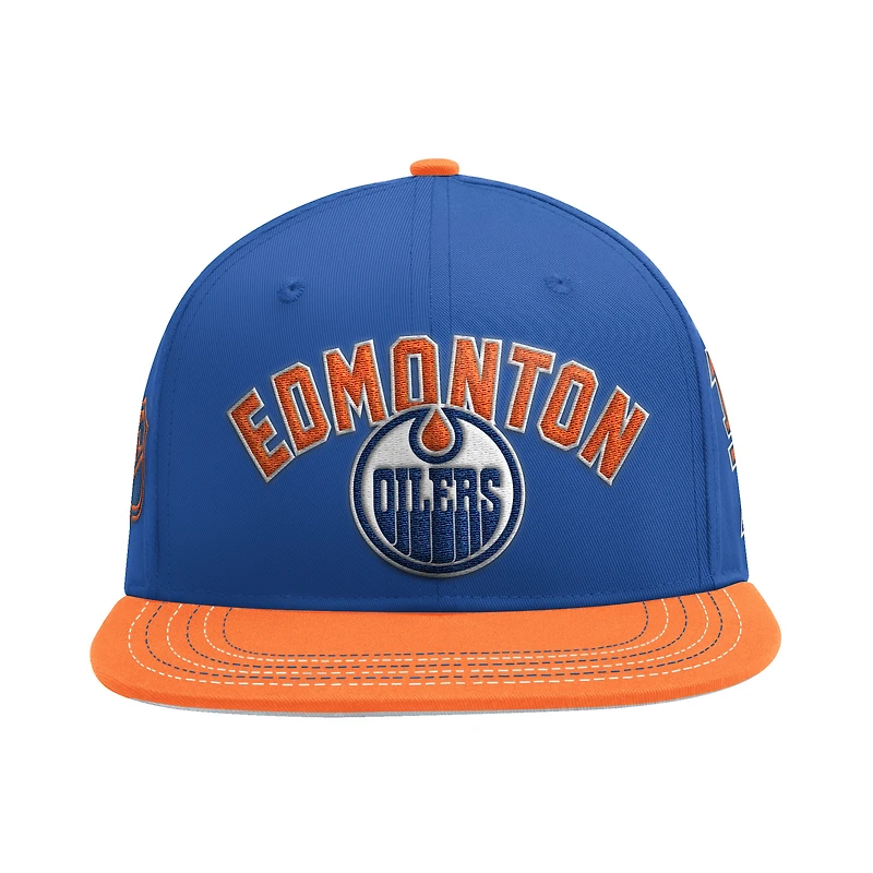 Casquette Snapback Classic Starter Royal des Oilers d'Edmonton pour homme