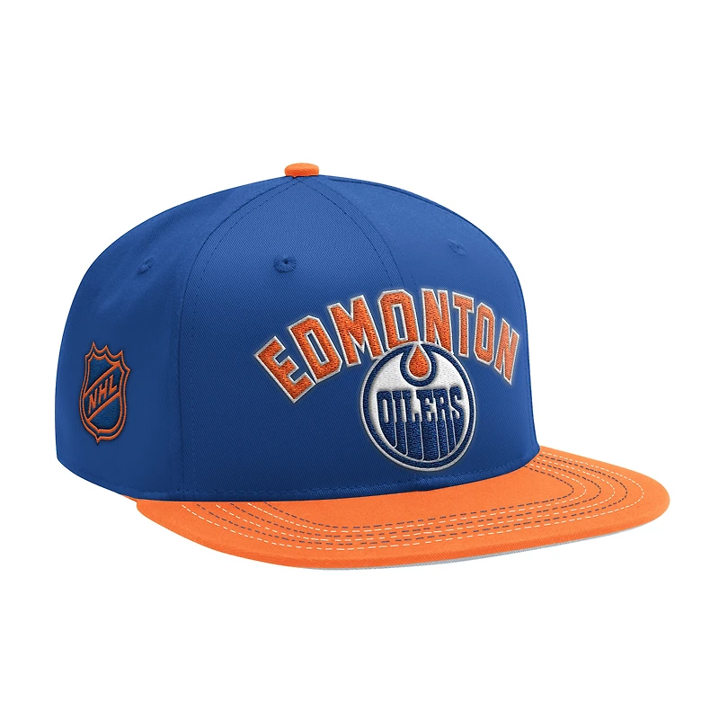 Casquette Snapback Classic Starter Royal des Oilers d'Edmonton pour homme