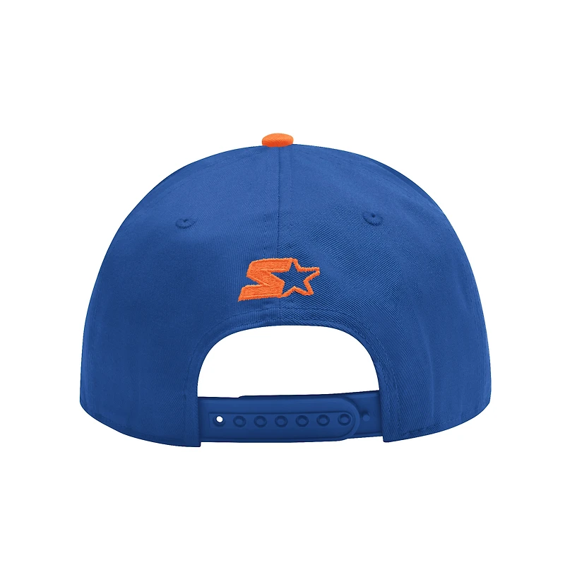 Men's Starter  Royal Edmonton Oilers Locker Room Classic Startfit Snapback Hat