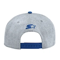 Men's Starter  Royal Edmonton Oilers Melton Wool Classic Startfit Snapback Hat