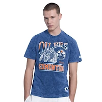 T-shirt à pointes Starter Royal Edmonton Oilers pour hommes