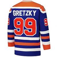 Maillot de jeu puissance Wayne Gretzky Royal Edmonton Oilers 1979-80 pour homme