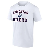 Men's  Navy Edmonton Oilers Victory Arch T-Shirt