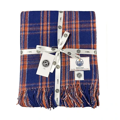 Patrick King Woollen Company Edmonton Oilers 69″x 62″ Wool Blanket