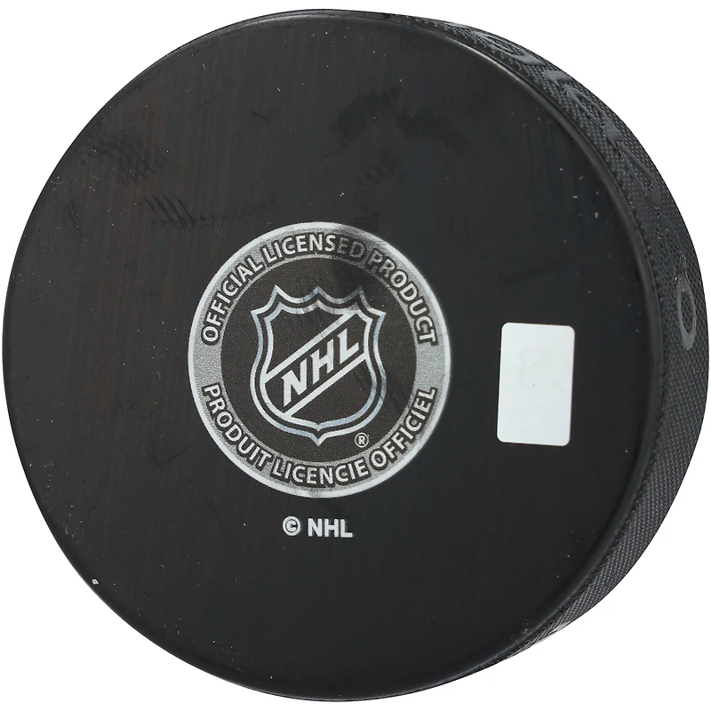 Paul Coffey Edmonton Oilers Autographed Hockey Puck with "HOF 04" Inscription