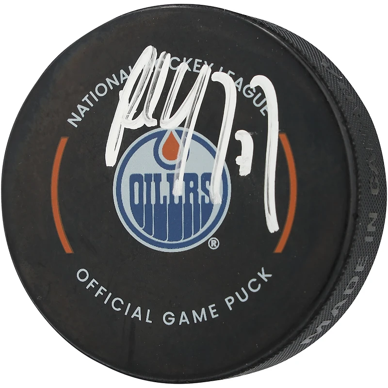 Paul Coffey Edmonton Oilers Autographed Official Game Puck