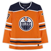 Paul Coffey Edmonton Oilers Autographed Orange adidas Jersey
