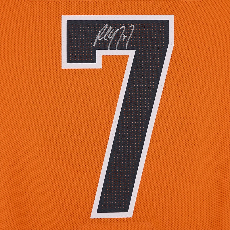 Maillot orange autographié de Paul Coffey des Oilers d'Edmonton (Adidas)