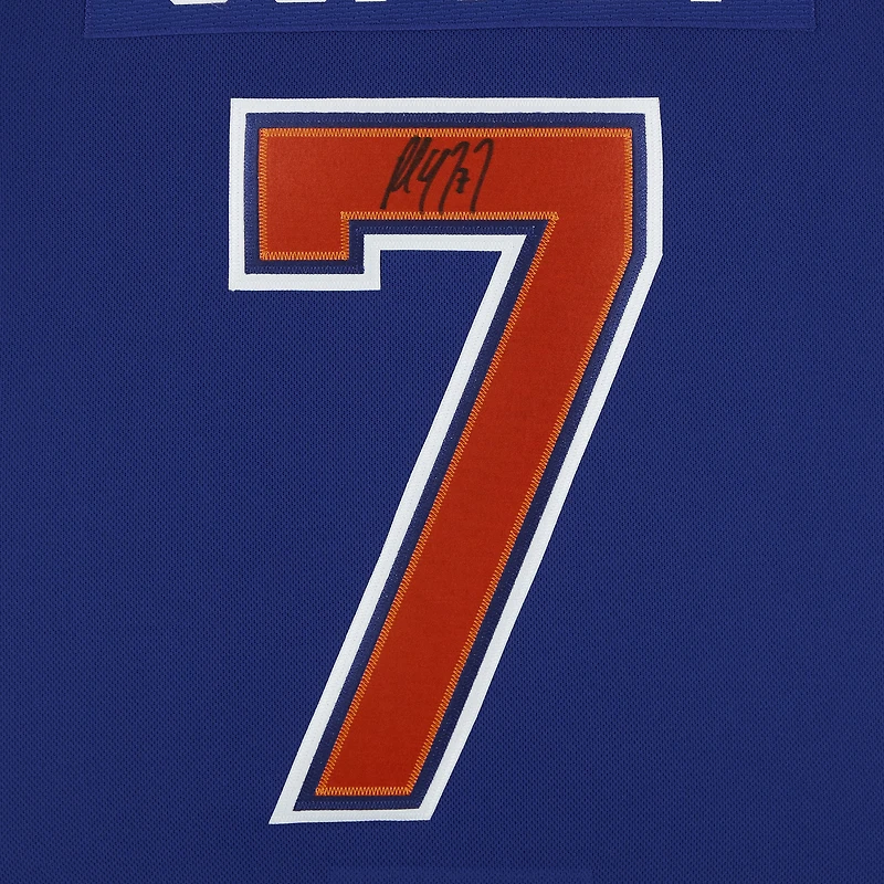 Paul Coffey Edmonton Oilers Autographed Royal Fanatics Premium Jersey