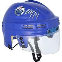 Paul Coffey Edmonton Oilers Autographed Royal Mini Helmet  