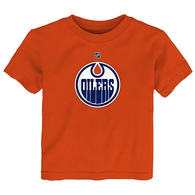 T-shirt pour tout-petit Outerstuff orange avec logo principal des Oilers d'Edmonton