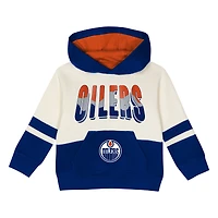 Ensemble sweat à capuche et pantalon de survêtement Chants & Cheers des Oilers d'Edmonton Royal Outerstuff pour tout-petits