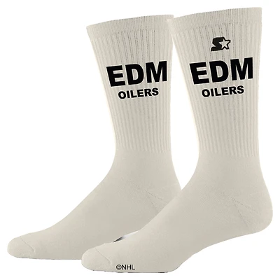 Unisex Starter Edmonton Oilers Assist Crew Socks