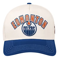 Unisex Starter  White/Royal Edmonton Oilers Casual Adjustable Hat