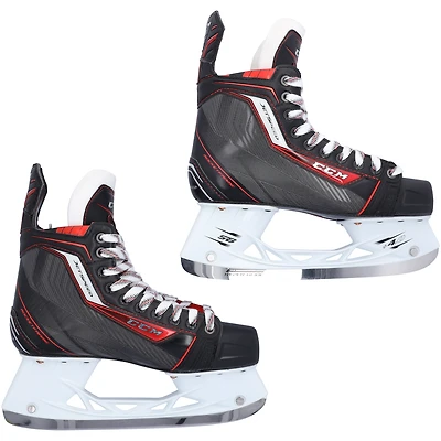 Patins de hockey CCM Jetspeed Game Model autographiés par Connor McDavid des Oilers d'Edmonton (Upper Deck)