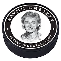 Wayne Gretzky Edmonton Oilers - Rondelle de hockey texturée Legends Line 1999