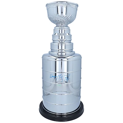 Réplique du trophée de la Coupe Stanley de 2 pieds autographié par Wayne Gretzky des Oilers d'Edmonton - Upper Deck