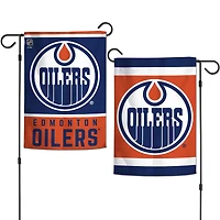 WinCraft Edmonton Oilers Drapeau de jardin double face 12 po x 18 po