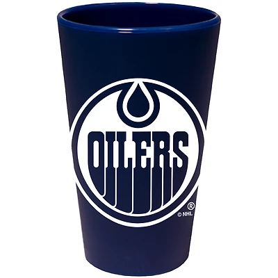 WinCraft Edmonton Oilers 16oz. Verre à bière en silicone