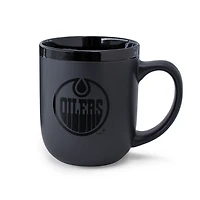 WinCraft Edmonton Oilers 17oz. Black Tonal Ceramic Mug