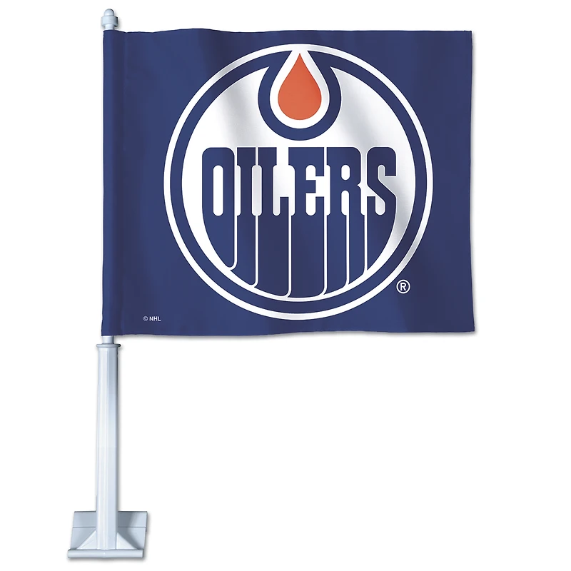 Drapeau de voiture double face WinCraft Edmonton Oilers
