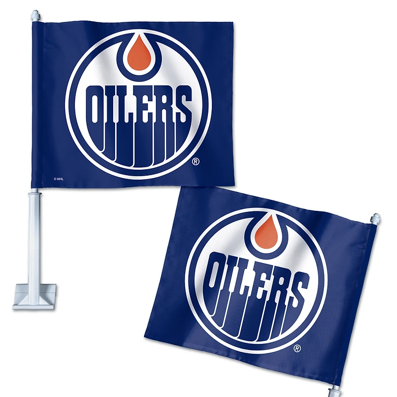 WinCraft Edmonton Oilers Double-Sided Car Flag