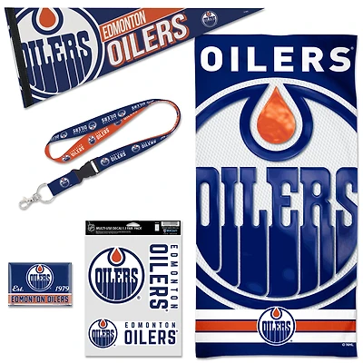 WinCraft Edmonton Oilers House Fan Accessories Pack