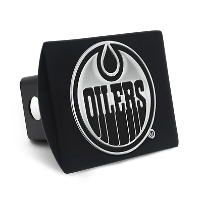 Cache-attelage WinCraft Edmonton Oilers Premium en métal chromé avec logo