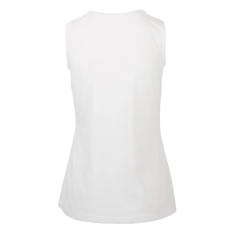 Women's Levelwear  Gray Edmonton Oilers Mother's Day Macy Core Logo Tank Top