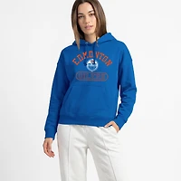 Sweat à capuche Champion Royal Edmonton Oilers pour femmes, modèle Arched Pill Box