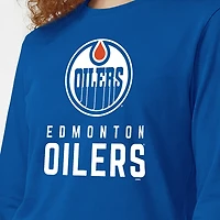 T-shirt à manches longues Champion Royal Edmonton Oilers pour femmes