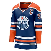 Women's Fanatics Connor McDavid Royal Edmonton Oilers Home Breakaway Jersey