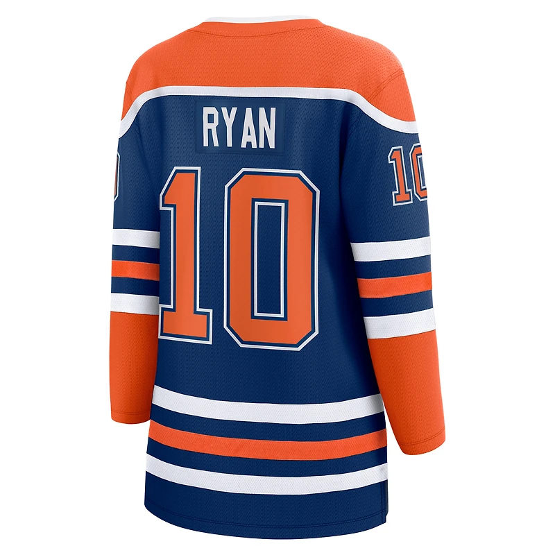 Women's Fanatics Derek Ryan Royal Edmonton Oilers Home Breakaway Player Jersey